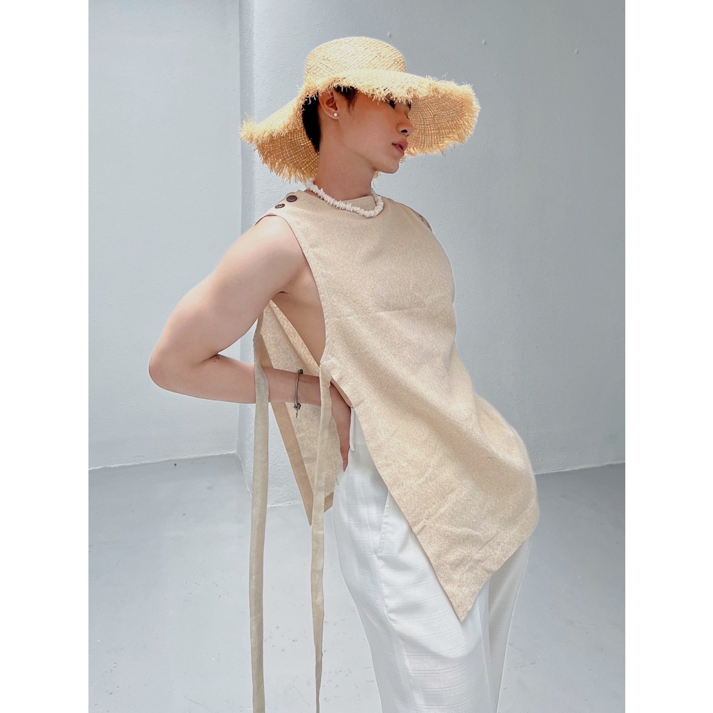 Áo tanktop phối dây hở sườn cực chất thương hiệu REO Concept