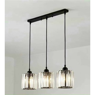 ĐÈN THẢ PHA LÊ TRANG TRÍ LẮP PHÒNG BẾP-  3 BÓNG