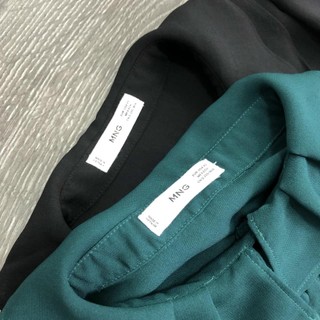 Áo sm MNG cổ tròn viền bèo