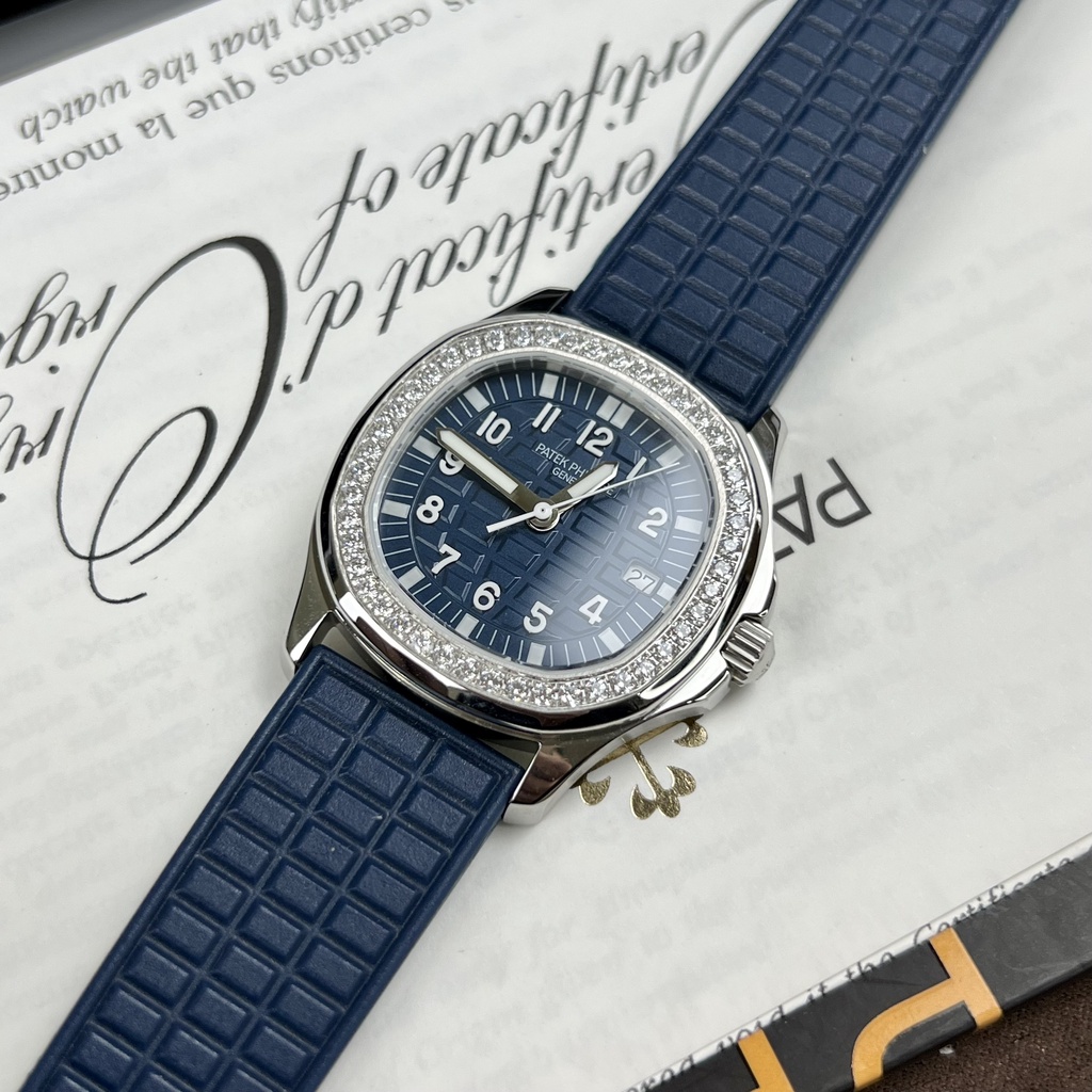 Đồng hồ nữ Patek Phillip 5067 PPF 34mm máy Swissquartz, viền đá CZ chất lượng chi tiết 99% hãng