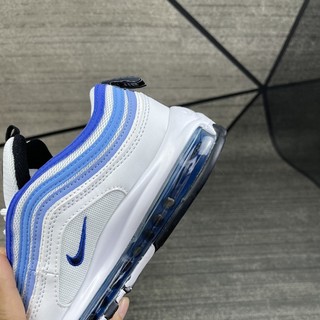 Giày Air Max 97 Ghost White Blue Phản Quang Lai Au [ Fullbox Cao Cấp ]