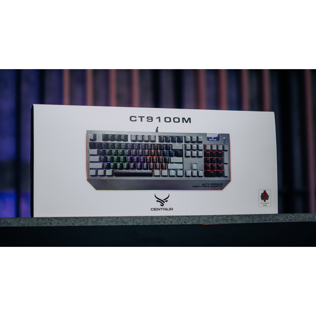 Bàn phím cơ Centaur CT9100M chuyên Gaming LED
