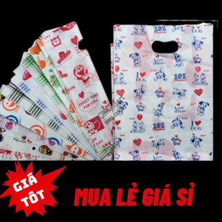1kg túi xốp in hình túi nilon in hình nhiều size - túi gói hàng online