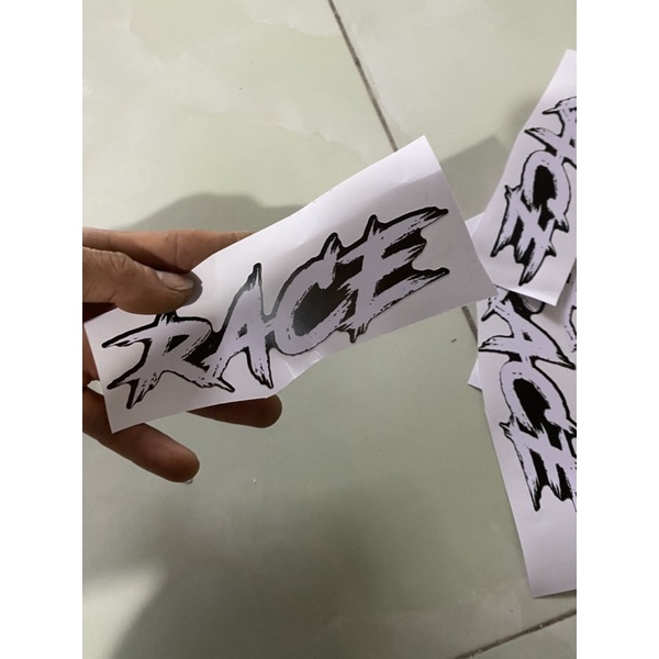 Tem dán xe máy Race - TaFu