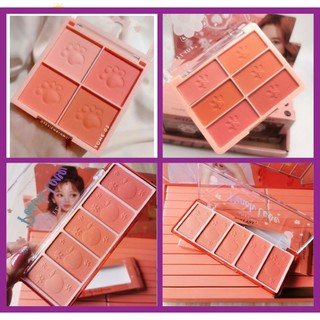 Phấn má hồng tông cam đào any lady meow blush