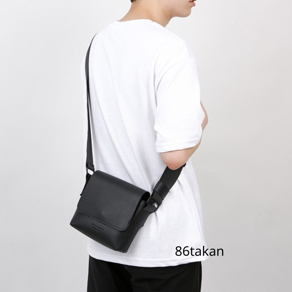 Túi messenger nam đeo chéo da pu cao cấp chống nước ngăn chứa lớn thời trang unisex trẻ trung năng động TK18