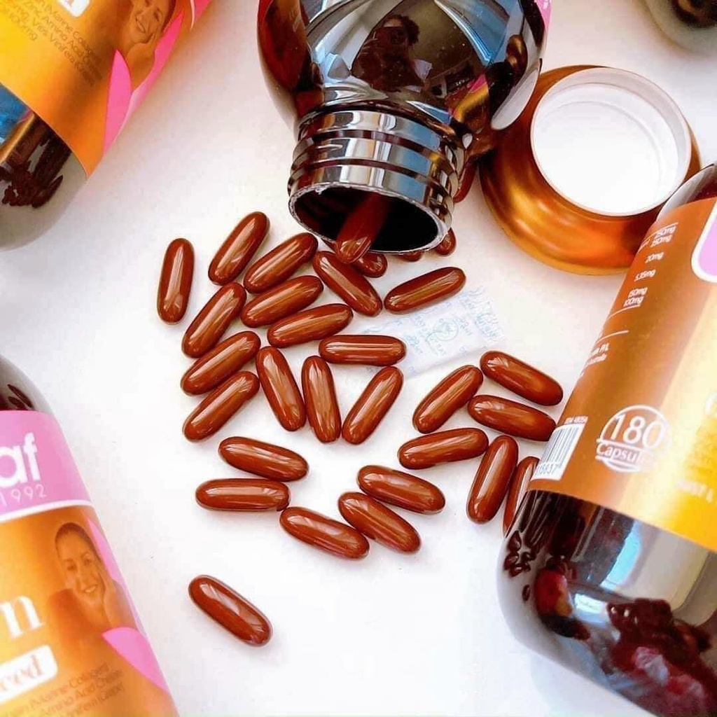 Collagen Springleaf 6 in 1 - Viên Spring leaf inner beauty colagen 6-IN-1 advanced, 90 viên và 180 viên