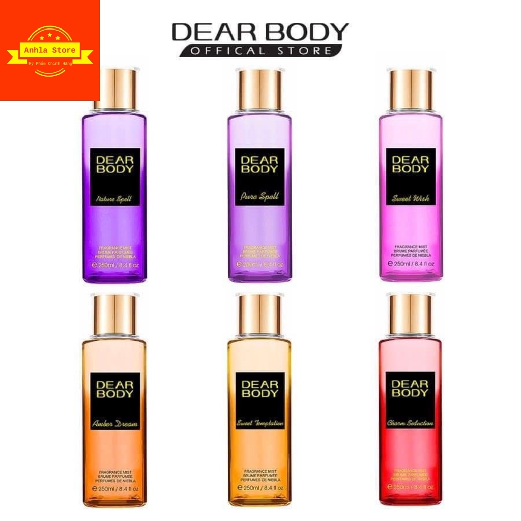 (Chai Thượng Hạng) GEL TẮM DEAR BODY HƯƠNG NƯỚC HOA - BODY WASH 236ml