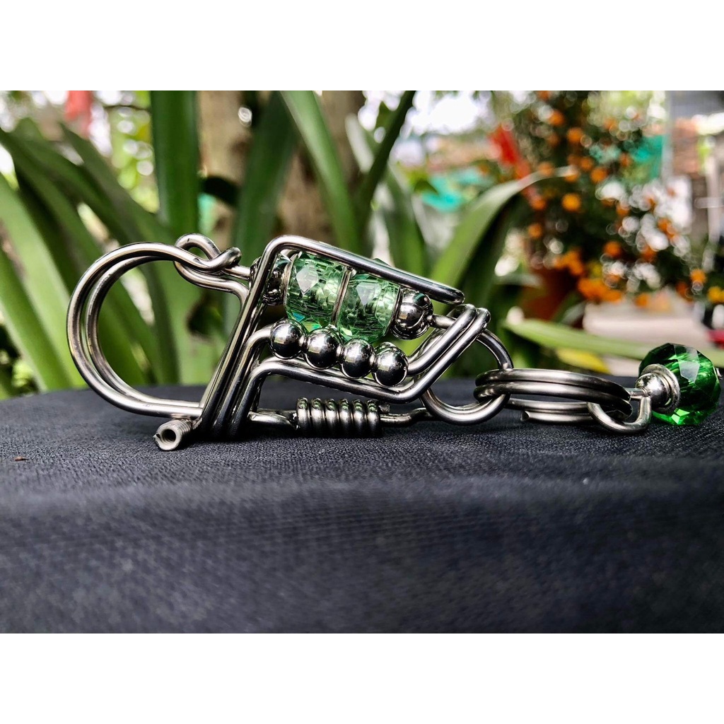 Móc khóa inox 304 phong thủy sáng đẹp