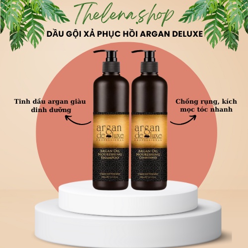 Cặp dầu gội dầu xả phục hồi hương nước hoa deluxe 1000ml