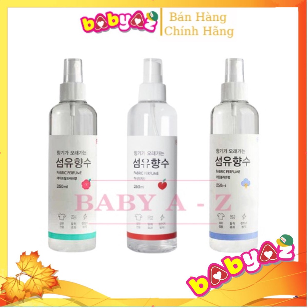 Xịt Thơm Quần Áo Fabric Perfume Chai Dung Tích 250ml Korea