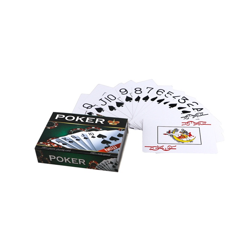 Bộ bài nhựa Poker PVC Texas Holdem Bài Mạ Vàng Mạ Bạc Chất Lượng Cao
