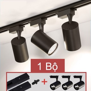 Bộ đèn rọi ray CHUANGYANG Cob 12w 20w 30w 40w siêu sáng chuyên nghiệp chất lượng cao