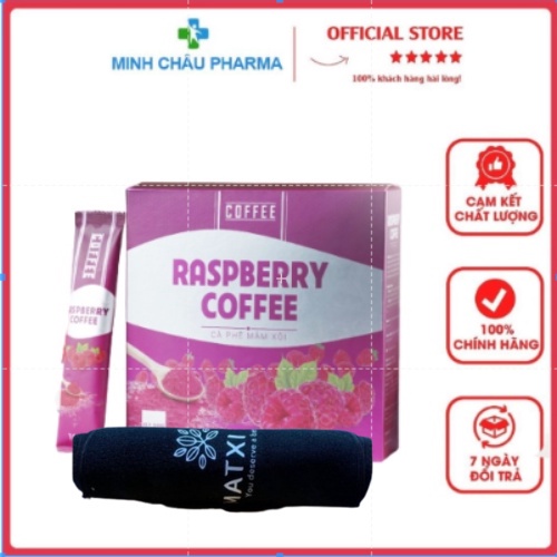 (Tặng đai) Cà phê giảm cân mâm xôi Raspberry Coffee cam kết hàng chính hãng, giá tận gốc