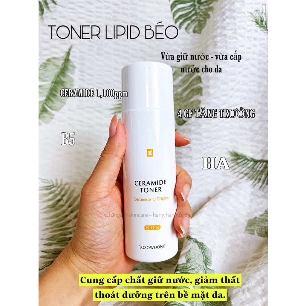 Toner LIPID béo 150ML - TOSOWOONG