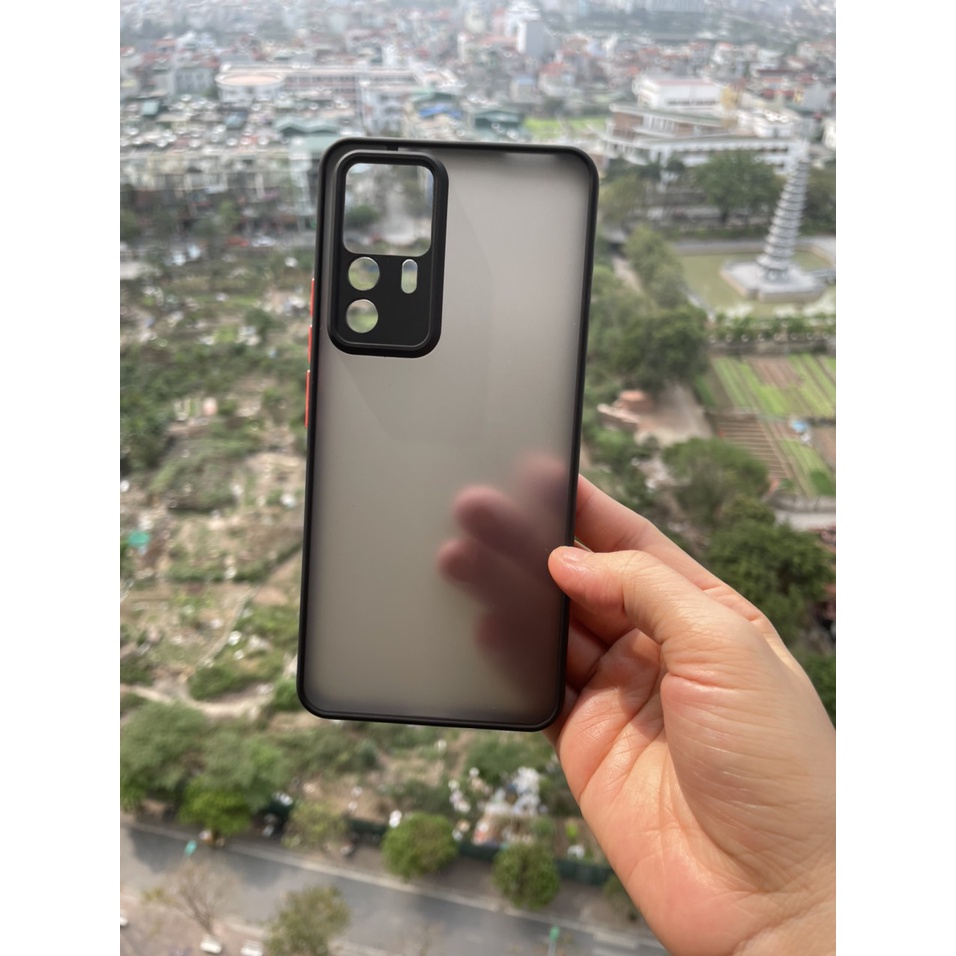 Ốp lưng nhám cho Xiaomi Xiaomi 12T, 12T Pro, K50 Ultra viền dẻo, lưng chống bán vân tay