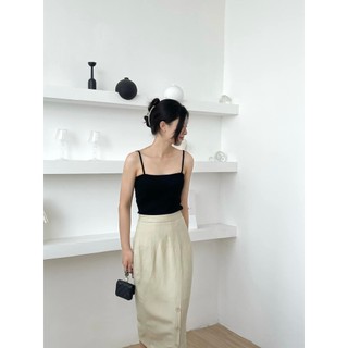 Áo Hai Dây LA STUDIOS Rayon Linen