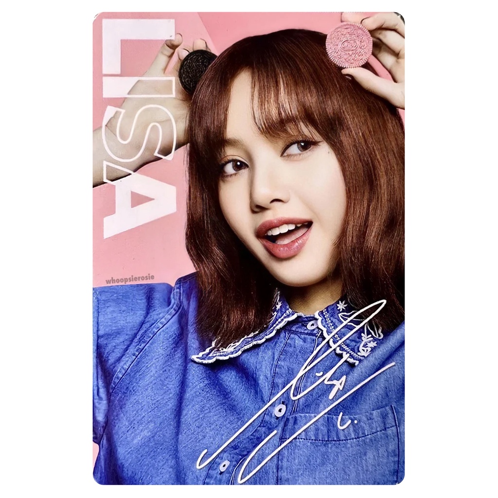 Card Oreo BlackPink bo góc - hàng có sẵn