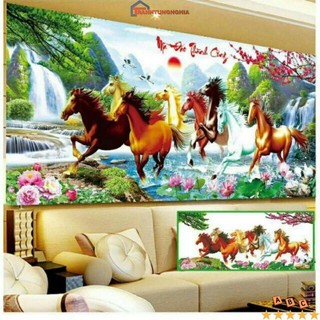 Tranh đính đá - tranh thêu chữ thập mã đáo thành công VS020 VS021 LV032 LV031 LV030 LV3022 LV3023 LV3305