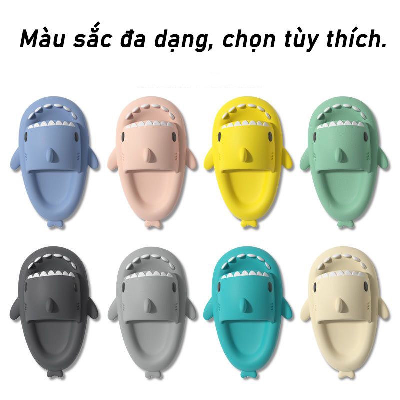 Dép cá mập siêu dễ thương mới 2023, thế hệ thứ hai dày hơn và được nâng cấp, siêu chống trượt và siêu mềm