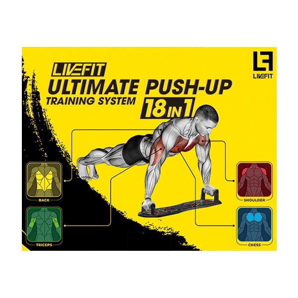 Bộ dụng cụ 18 bài tập thể hình và tập luyện thể thao chuyên nghiệp tiện lợi