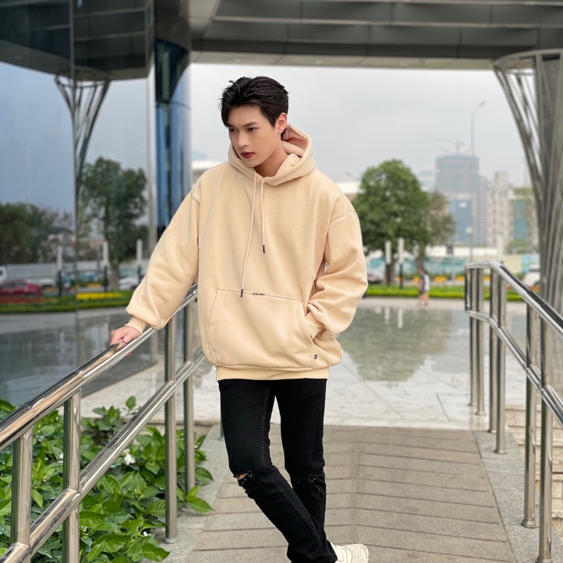 Áo Hoodie form Unisex Bami Home chất liệu nỉ bông dày dặn, thoải mái