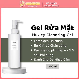 GEL Rửa Mặt Huxley Secret of Sahara Cleansing Gel, Be Clean, Be Moist 200ml
