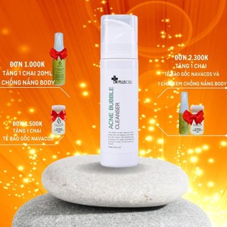 Sữa rửa mặt cho da mụn Dr pluscell dành cho da mụn Acne bubble cleanser 150ml