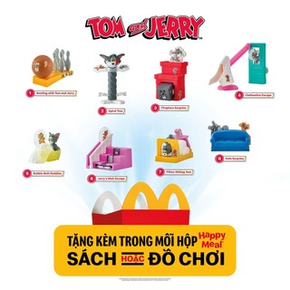 Đồ chơi happy meal mcdonald's - tom jerry 2023