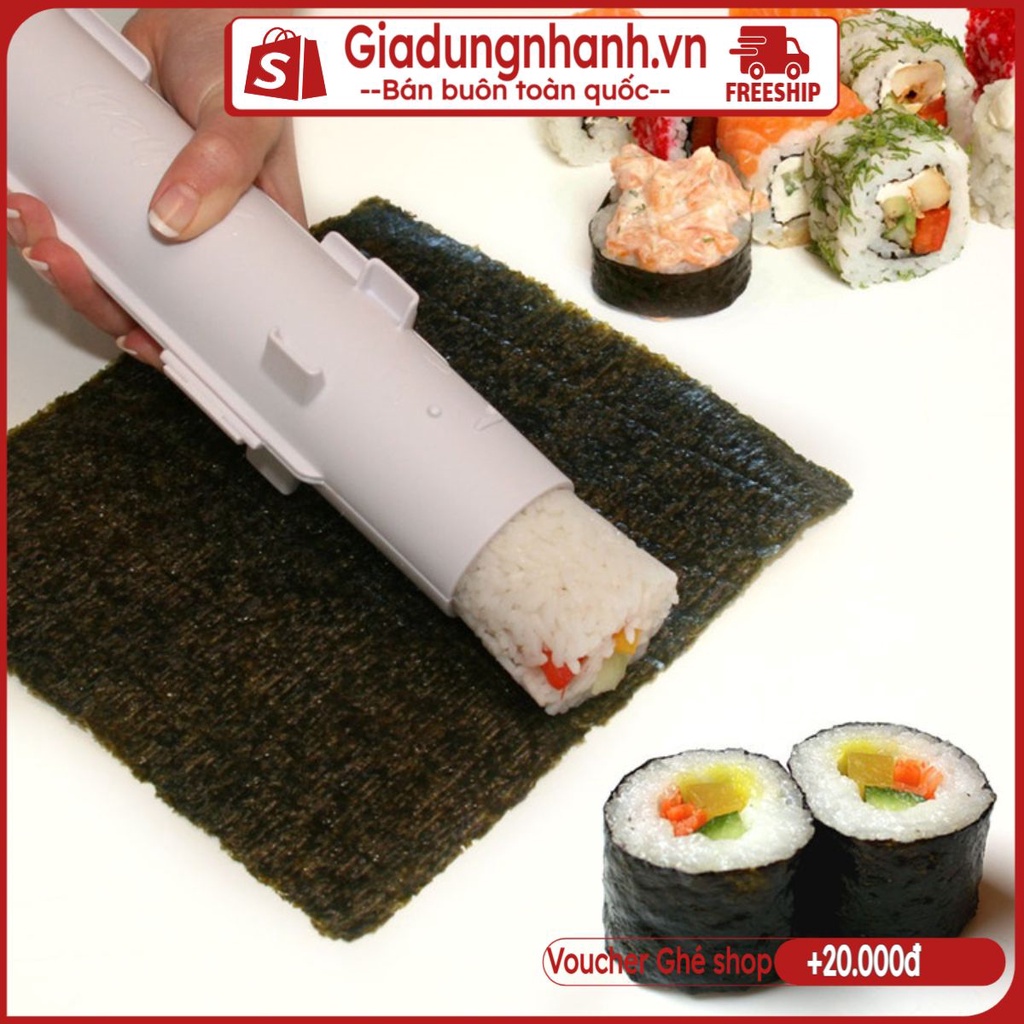 Dụng cụ làm cơm rong biển,Khuôn cuộn Sushi Cho Bé, Dụng Cụ Nhà Bếp - giadungnhanh.vn