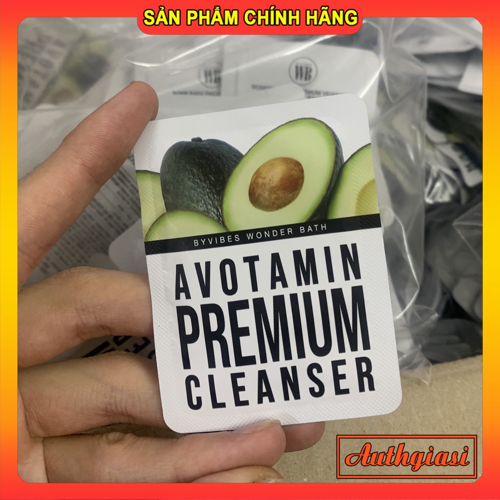 Sample Sữa Rửa Mặt Rau Củ Srm Chosungah Premium Avotamin Cleanser Hương Bơ 3Ml