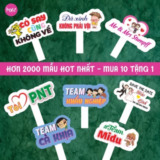 Bảng chụp hình cầm tay _ Hashtag chụp hình đám cưới, đám hỏi, sinh nhật, khai trương, thương hiệu Hafu House M51-100