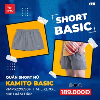 QUẦN SHORT THỂ THAO NỮ KAMITO BASIC [GIẢM 50%] - GIÁ GỐC 189K