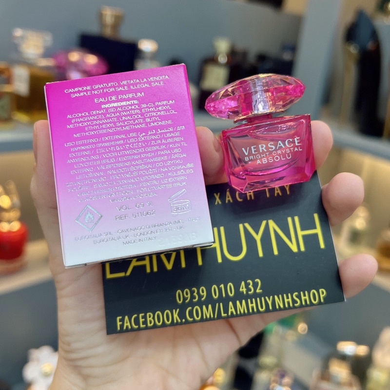 Nước hoa mini VERSACE BRIGHT CRYSTAL ABSOLU 5ml