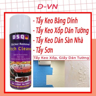 [ Tẩy Mạnh ] Chai Xịt Tẩy Keo Dán Tường, Keo 502 Tẩy Sơn Xịt - Làm Sạch Nhựa Đường Sticker Remover