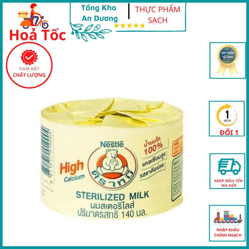 COMBO 12 HỘP SỮA GẤU 140ML NESTLE THÁI LAN HSD 05/10/2023 Tăng Chiều Cao Kết Hợp Tăng Cân tkad