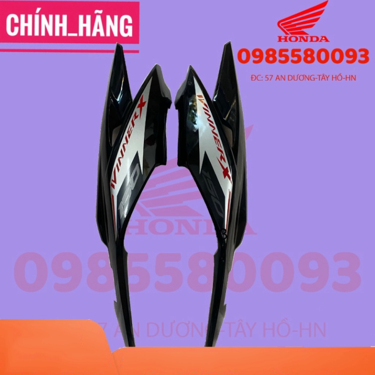 Dàn áo, Bộ nhựa, Vỏ xe Winner X Đen bóng 2021 chính hãng Honda