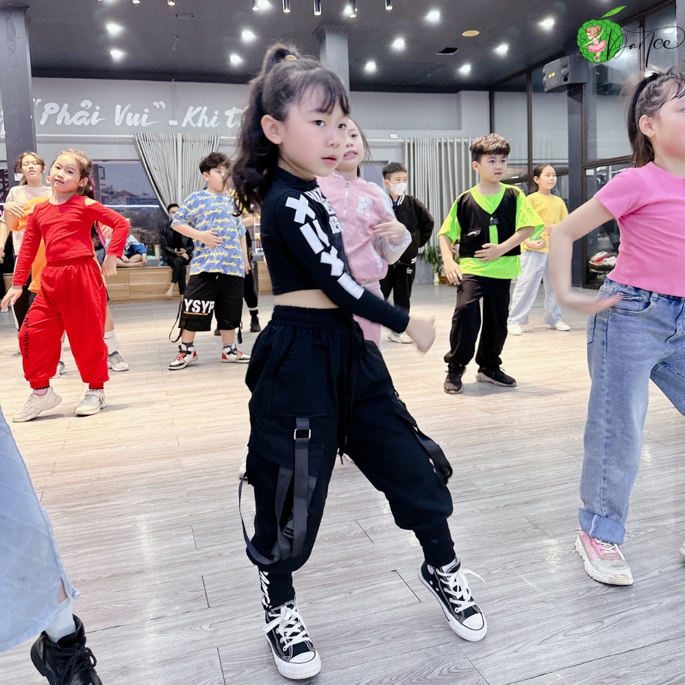 Quần Jogger nhảy FANE bé trai bé gái hiphop đi chơi đi nhảy đồ tập zumba tiktok dance hiện đại