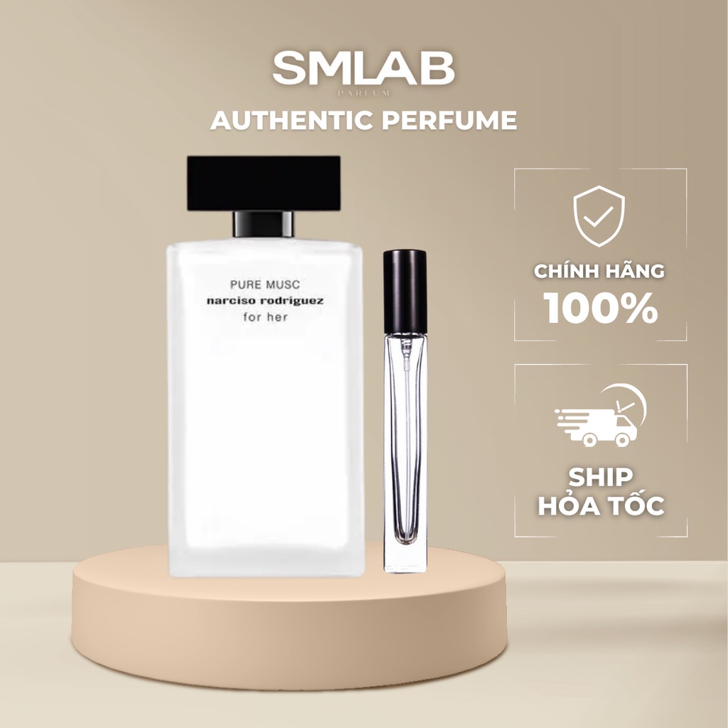 Nước hoa nữ NARCISO RODRIGUEZ PURE MUSC FOR HER dung tích 10ml ⚡HÀNG CHÍNH HÃNG⚡