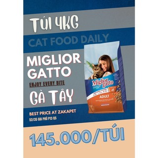 Thức ăn mèo Miglior 4kg