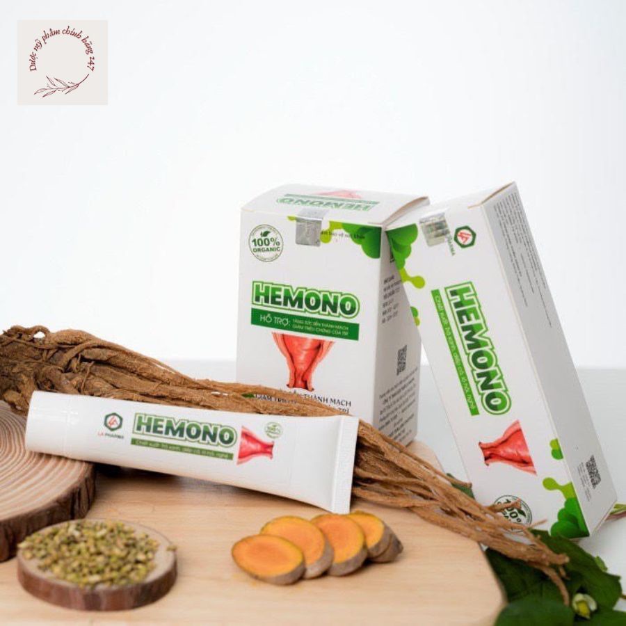 Combo Tiêu trĩ Hemono - Giúp giảm chảy máu, đau rát, có búi trĩ hiệu quả