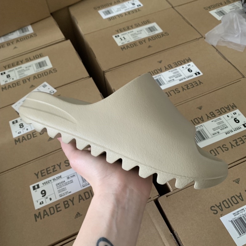 Dép Yz Slide Bản vân nhám Tặng Kèm Tất