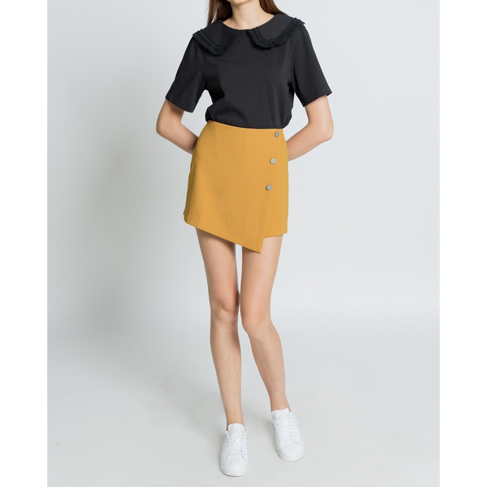 Quần short giả váy xếp chéo nút J-P Fashion 15006603 ST4 CT6