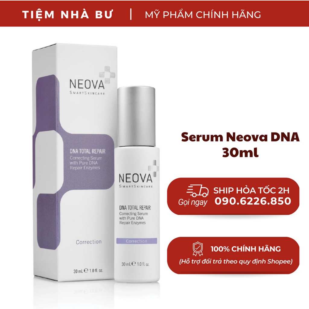 Serum tinh chất Enzymes DNA tinh khiết chống Oxy Hóa Neova DNA Total Repair 30ml