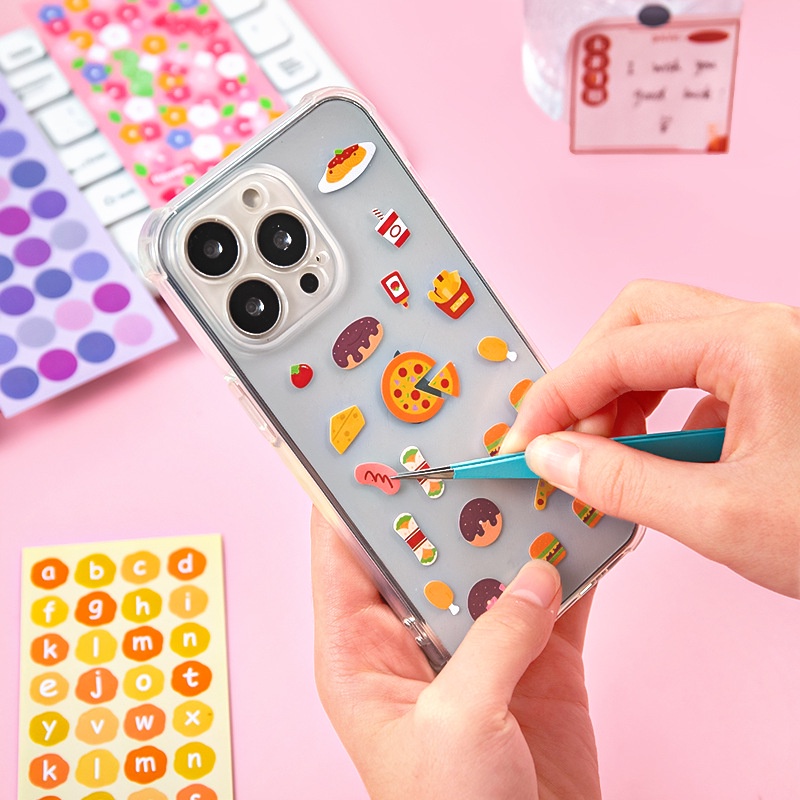 Sticker Giấy Dán Trang Trí Sổ Tay Bullet Journal Toploader Hình Hoa Soft Time (gửi ngẫu nhiên hình)