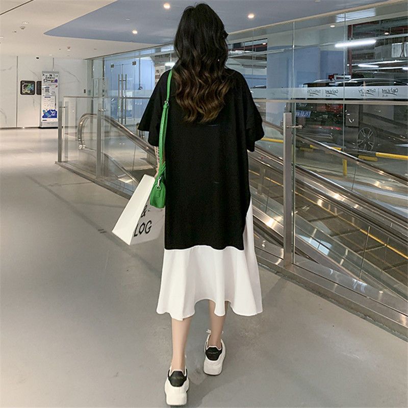 Áo Thun Mùa Hè Dáng Rộng Tay Ngắn Có Size Lớn 2-300KG Dành Cho Nữ