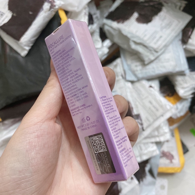 Khui bom full seal Son tint lì FOCALLURE lâu trôi nhiều tông màu thời trang 2.4G