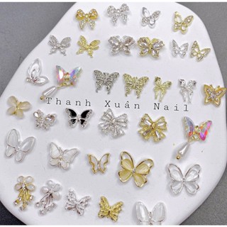 Charm Nail - Charm Nơ - Charm Bướm Phụ Kiện Gắn Móng Cao Cấp