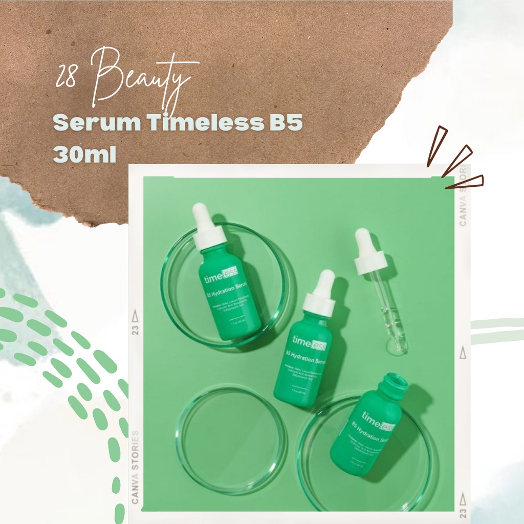 [ Chính hãng ]  Hồi phục da Timeless Vitamin B5 Serum 30ML