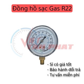 Đồng hồ sạc Gas R22,R134 áp cao thấp hiệu Imperial nạp gas máy lạnh